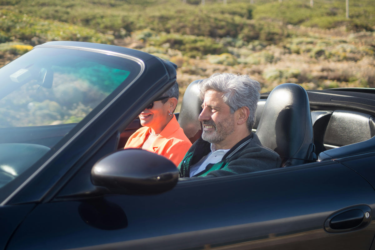 couple in the car | Berri Organics