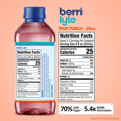 Berri Lyte Fruit Punch Organic Sports Drink