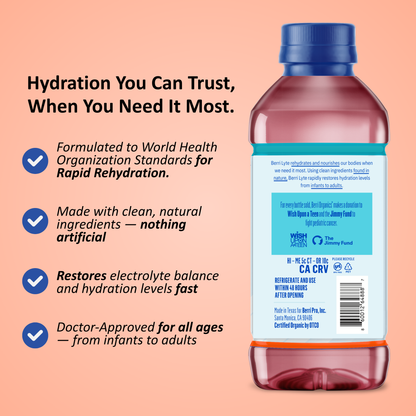 organic hydration drink fruit punch flavored