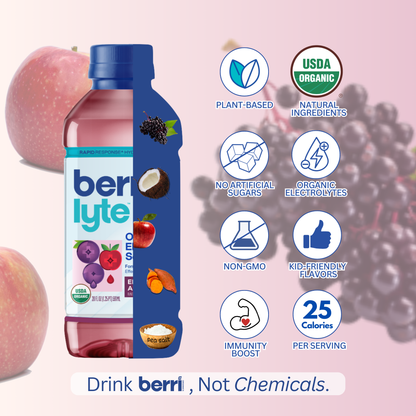 elderberry apple berry lye immunity boost drink