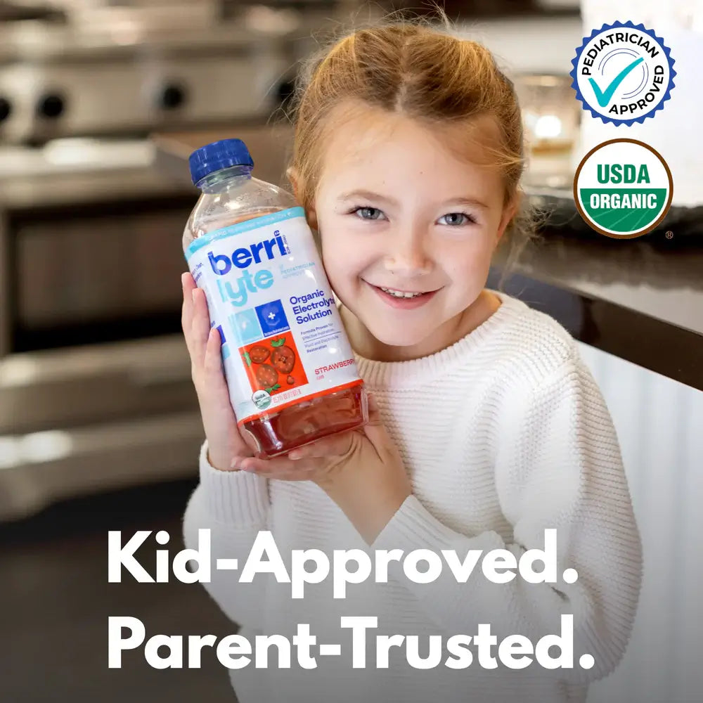 kid approved organic electrolyte drink