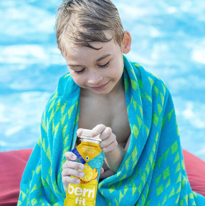 young boy enjoying berri fit